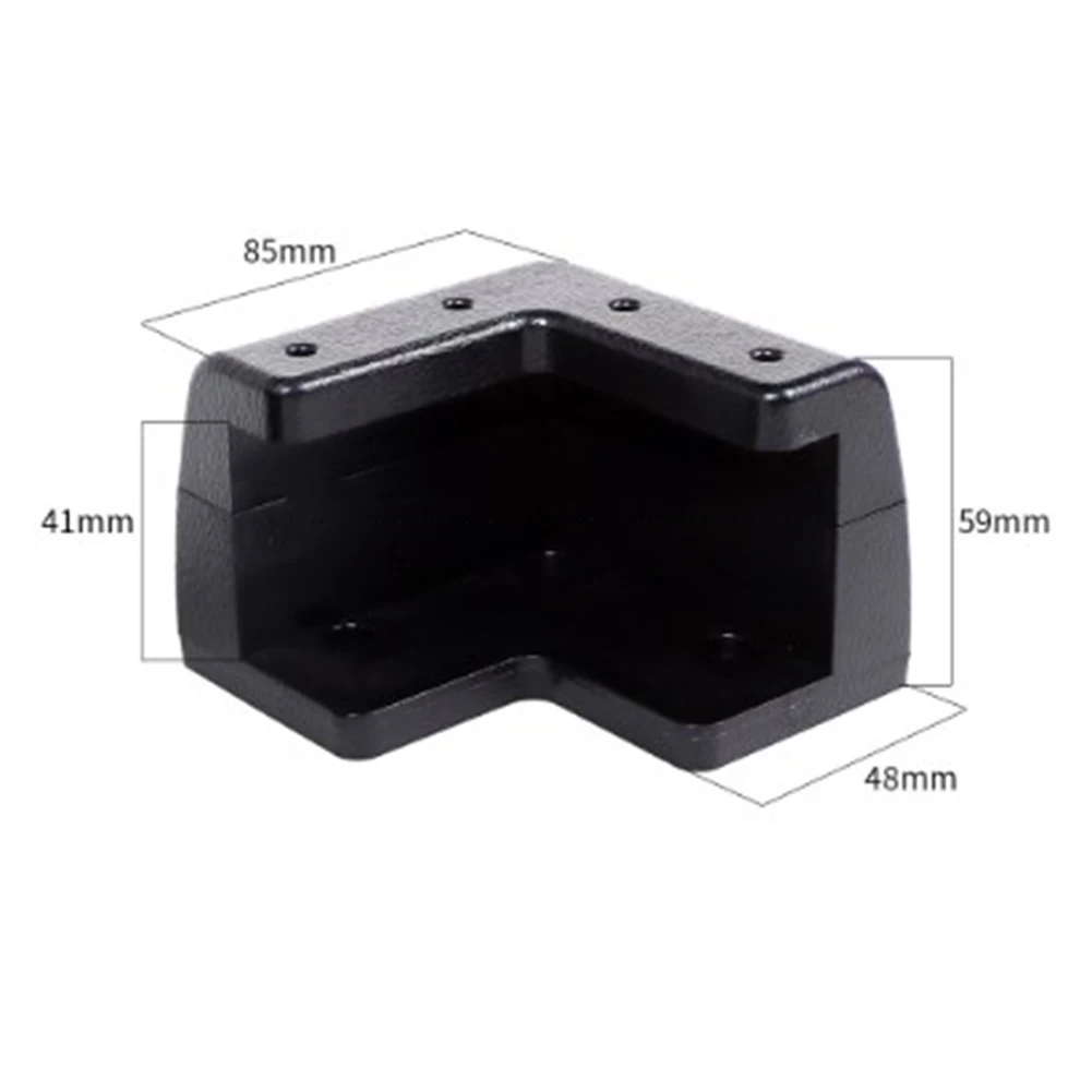 Boat for solar Kit ABS Bracket Kit for UV Resistant Material Wind Deflector Function Aesthetic Design Easy Glue Installation Use