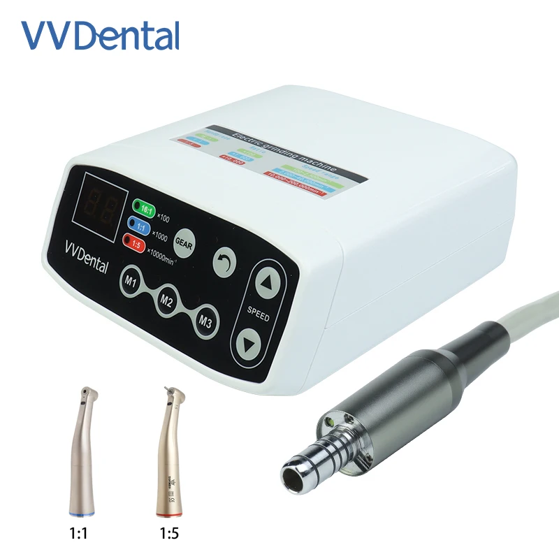 

VVDental Dental Electric Micro Motor With 1:1/1:5 LED Handpiece Dental Clinical Instruments