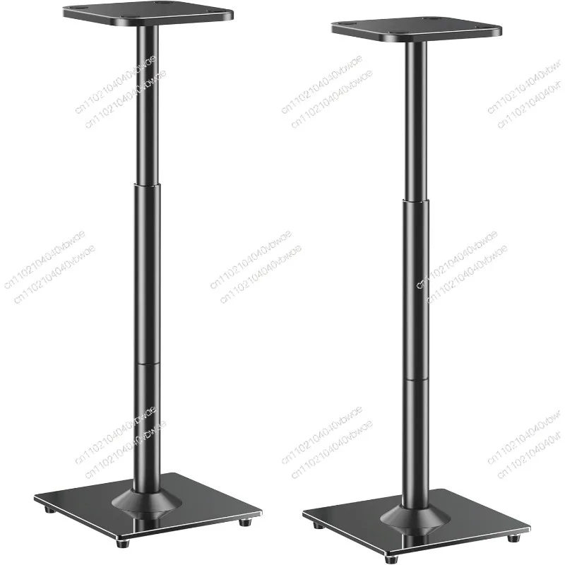 A pair Professional Speaker Display Stand 60/80/100cm Floor Model with Heavy Base for 4