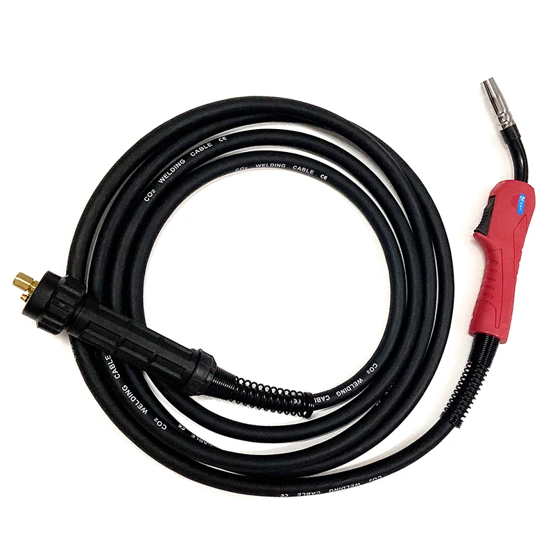 Antorcha de soldadura MIG 15AK, conector europeo, refrigerado por aire, tipo Binzel, pistola soldadora MAG CO2 para máquina de soldadura 180A, 3 / 5