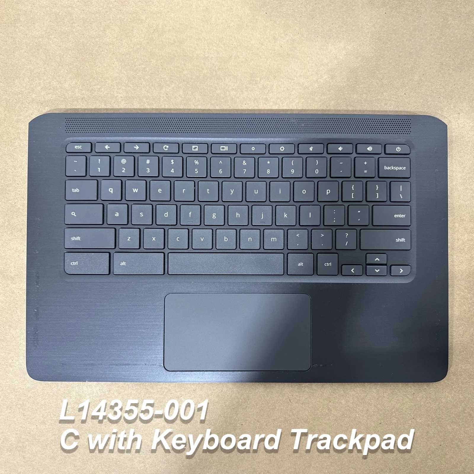 

L14354-001 Upper Palmrest Case with Keyboard Trackpad for HP Chromebook 14 G5 Top Case with US Layout Keyboard&Touchpad Assembly