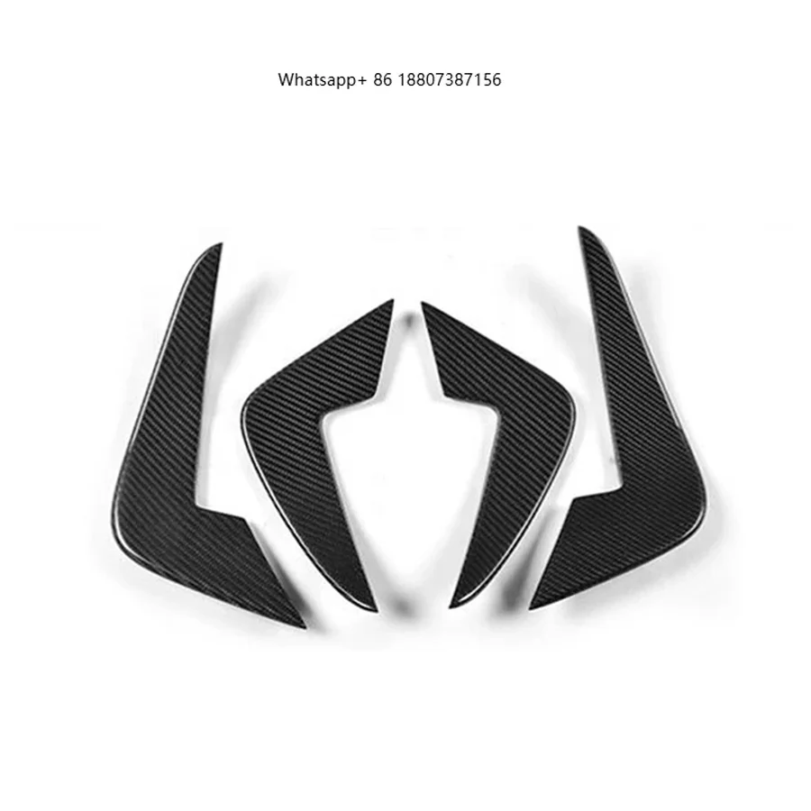 

AC Style Carbon Fiber Front Bumper Fins Canards forBMW M2 F87 2016+ Front Lip Car Accessories