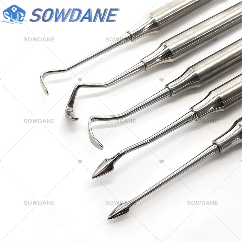 Picture 4: Double Ends Dental Sinus Lift Elevator Lifting Tool Dental Lift Elevator Instrument Stainless Steel