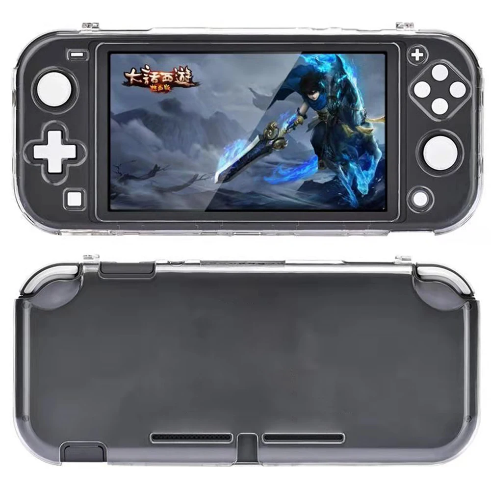 2022 Custodia rigida in cristallo con guscio trasparente Protezione trasparente per custodia protettiva per console di gioco Nintendo Switch Lite