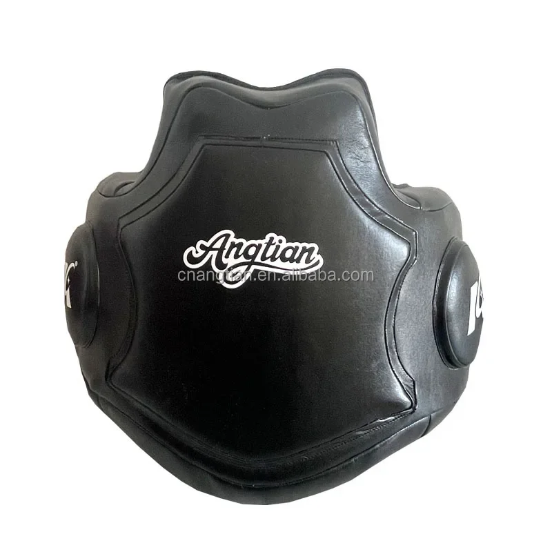 ANGTIAN factory custom leather body pads protector boxing chest guard