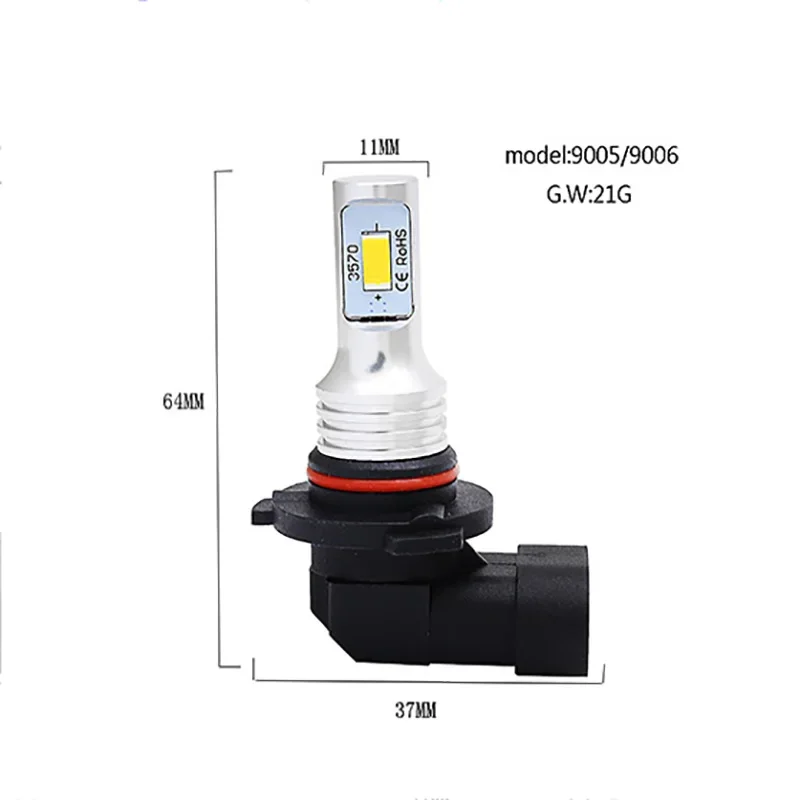 9005 HB3 6000K LED Headlight Bulb For Can-Am Renegade 1000 500 800 800R Super Commander Max 1000