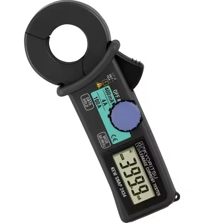 New Least Affected by External Stray Magnetic Field Kyoritsu Model 2434 Leakage Current  Clamp Meter