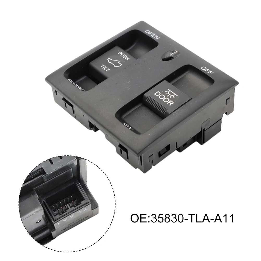

Car Sunroof Map Light Switch Assembly Compatible with For Honda For CRV 2017 22 OEM 35830TLAA11ZA Plastic Metal