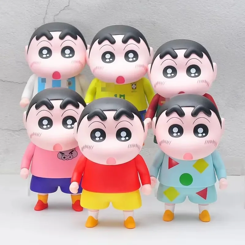 Figura de Ação Anime Crayon Slam Dunk, Shin-Chan Cos, Modelo de Coleção Manga, Ornamentos Kawaii, Presente Infantil, 23cm