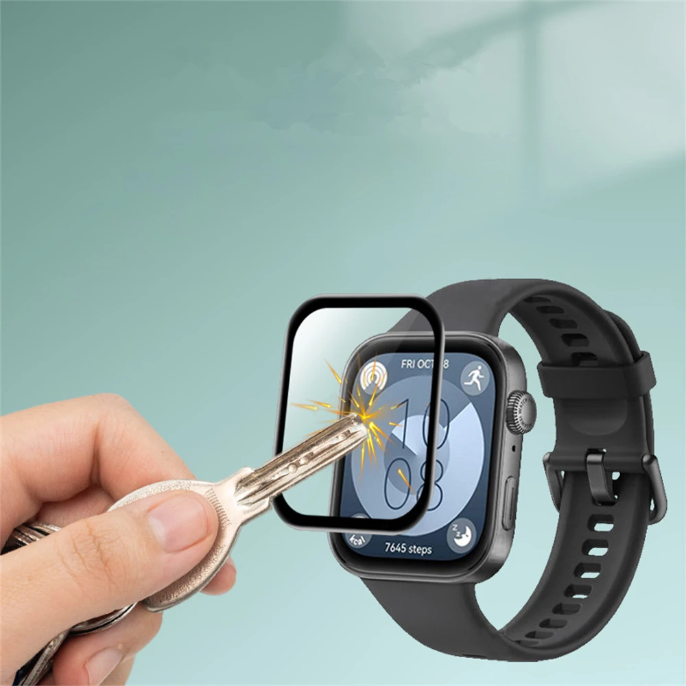 Huawei Watch Fit 4 / 4 Pro 시계용 곡선형 3D 복합 소재 필름 워터 젤 필름