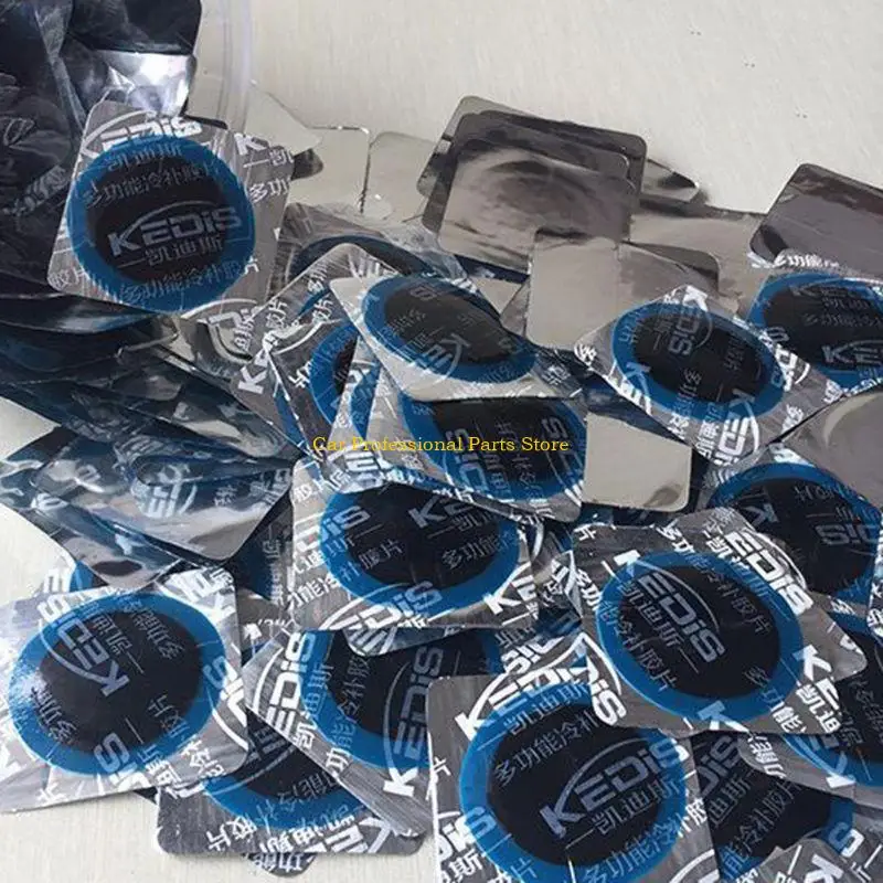 

R53D Tire Repair Patch Auto Round Natural Rubber Tire Tyre Puncture Repair Cold Patch Tubeless Patches Tire Repair Film