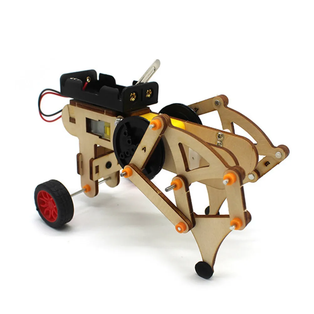 

1 шт. Деревянный развивающий конструктор-робот для детей, набор для научных экспериментов, безопасный, гладкий, из натурального дерева