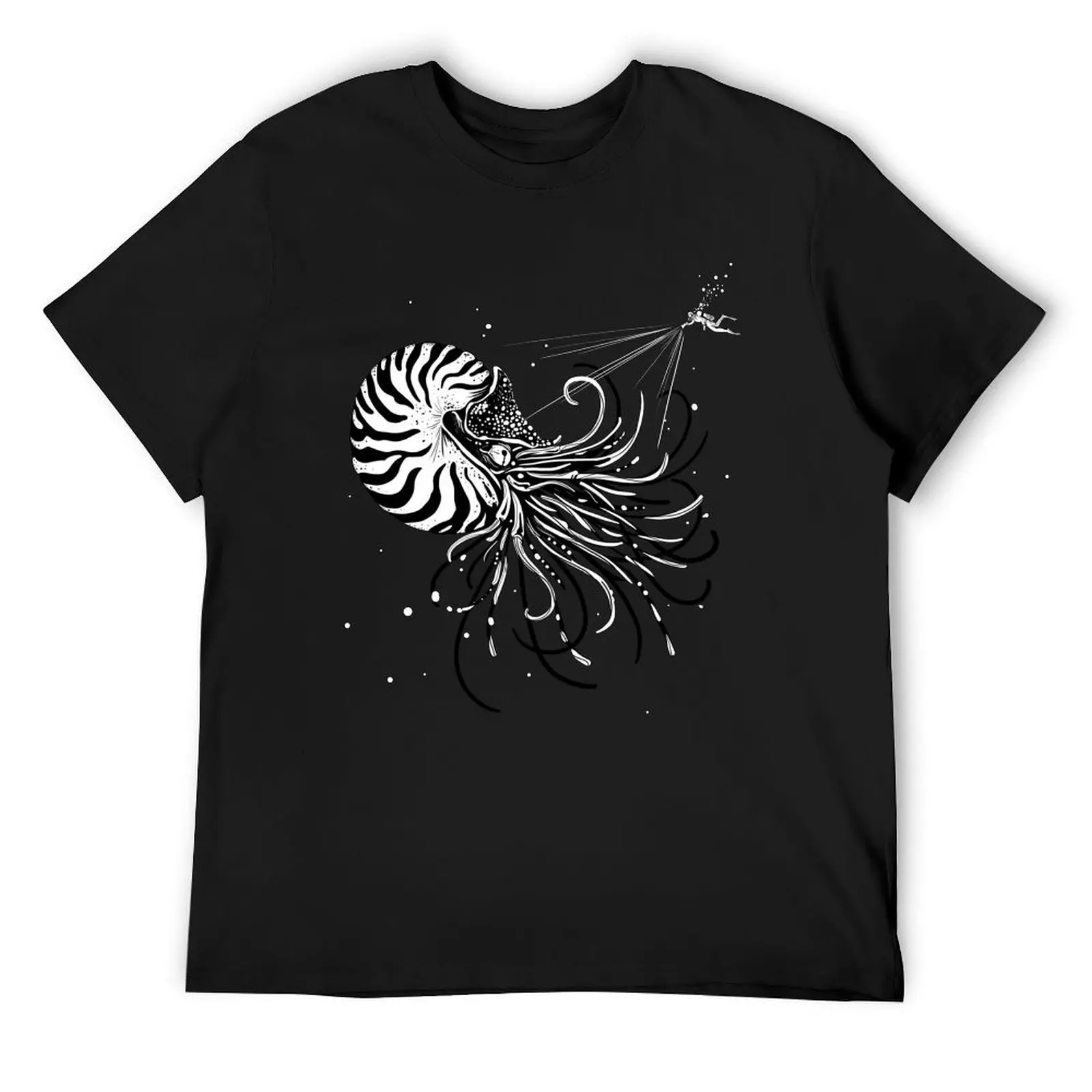 

Nautilus Dominus T-Shirt for a boy summer top T-shirts oversize mens graphic t-shirts funny