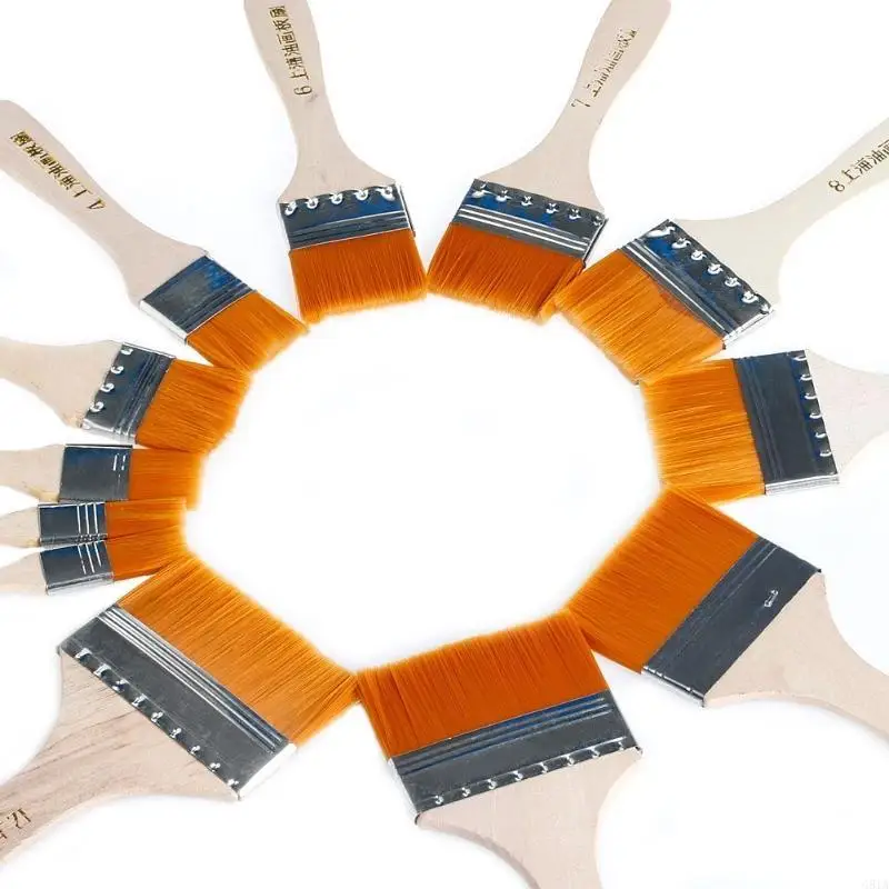 G8TA 12PCS ภาพวาดสีน้ำมันไม้ศิลปิน Acrylic สีน้ำสีศิลปะเครื่องมือจัดหา