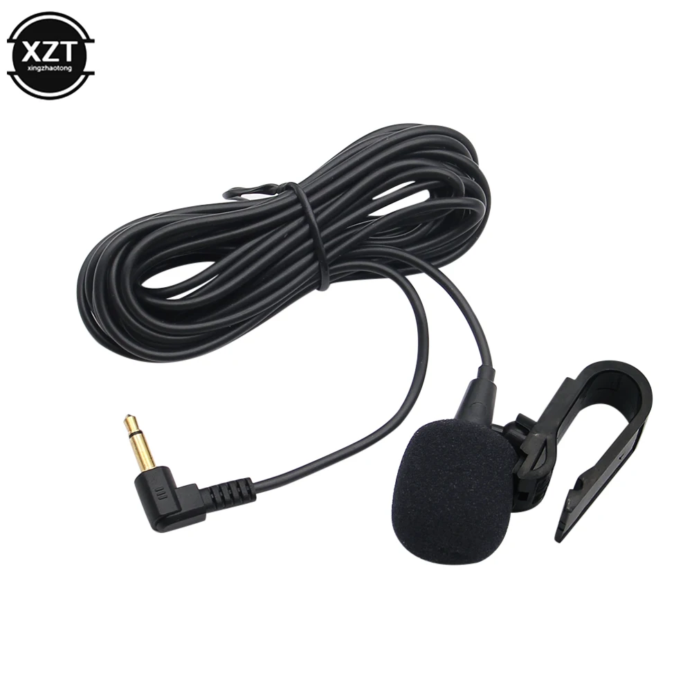 Auto Audio Microfoon 3.5Mm Clip Jack Plug Mic Stereo Mini Wired Externe Microfoon Voor Auto Dvd Radio 3M lange Professionals