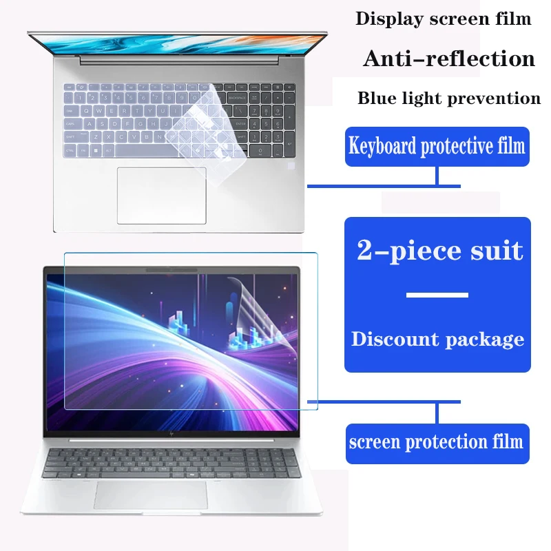 for HP EliteBook 8 G1i G2a G2i 16 inch Keyboard film notebook HD screen film privacy protection anti-peep film Tempered