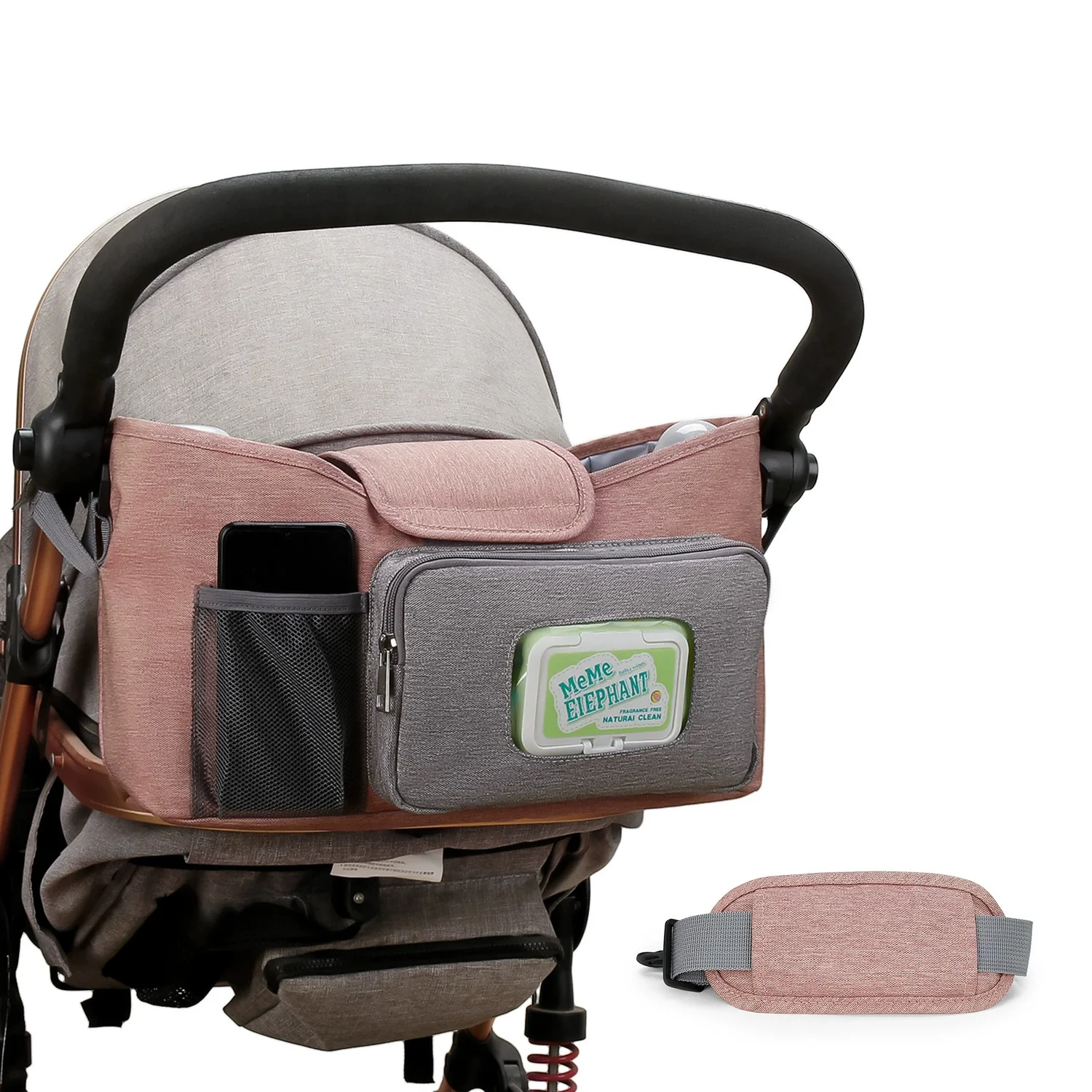 

Baby Stroller Storage Large Capacity Travel Hanging Bag Mummy Bag Phone Bottle Holder Pram Diaper Bags Baby Stroller Accessories