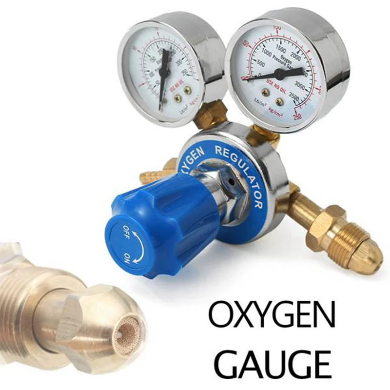 Argon Oxygen Acetylene Pressure Regulator Mig Flow Meter Pressure Regulator Valve Oxygen Pressure Reducer Durable Easy To Use