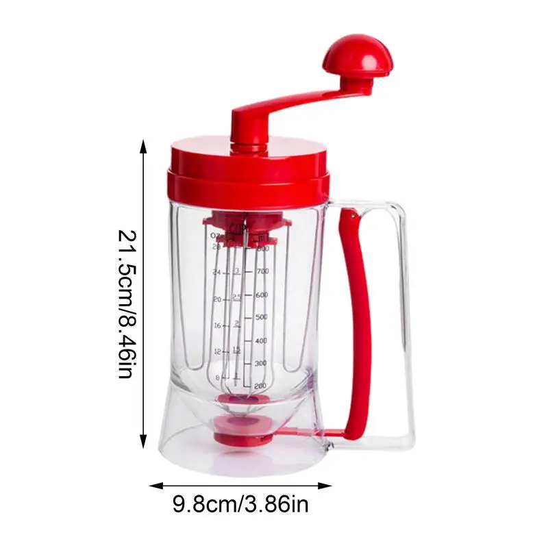 Hand Batter Dispenser Baking Flour Paste Dispenser For Pancake Cupcakes Cake Muffins Measuring Funnel Pastry Dough Dispensador