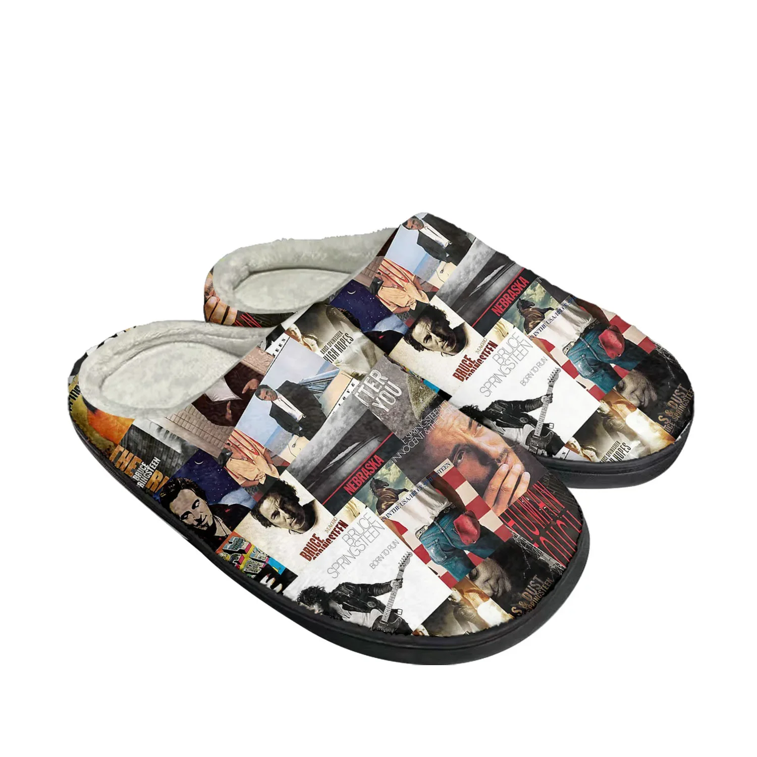 Born To Run Home Katoen Custom Slippers Heren Dames Sandalen Bruce Springsteen Pluche Slaapkamer Houden Warme Schoenen Thermisch Slipper