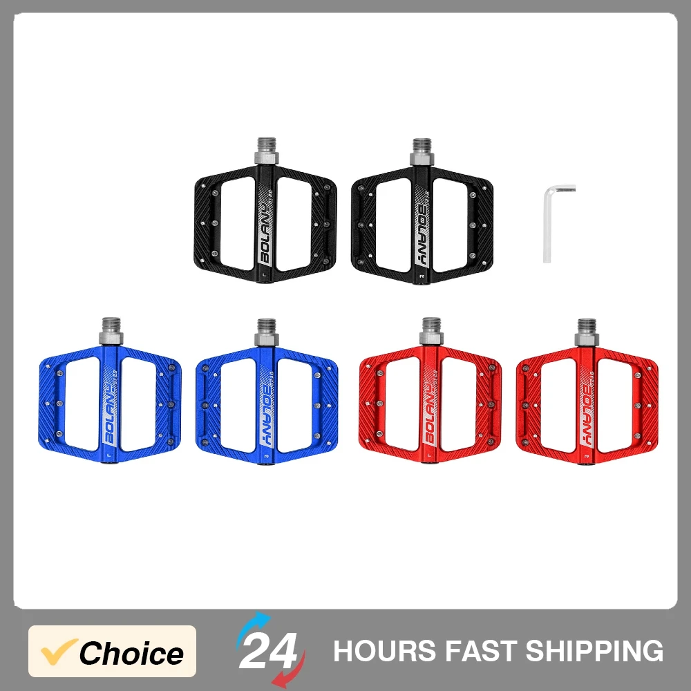 

1 пара велосипедных педалей из алюминиевого сплава, легкие, нескользящие, увеличенные, стильный внешний вид, прочный, простой в использовании, универсальные педали для верховой езды
