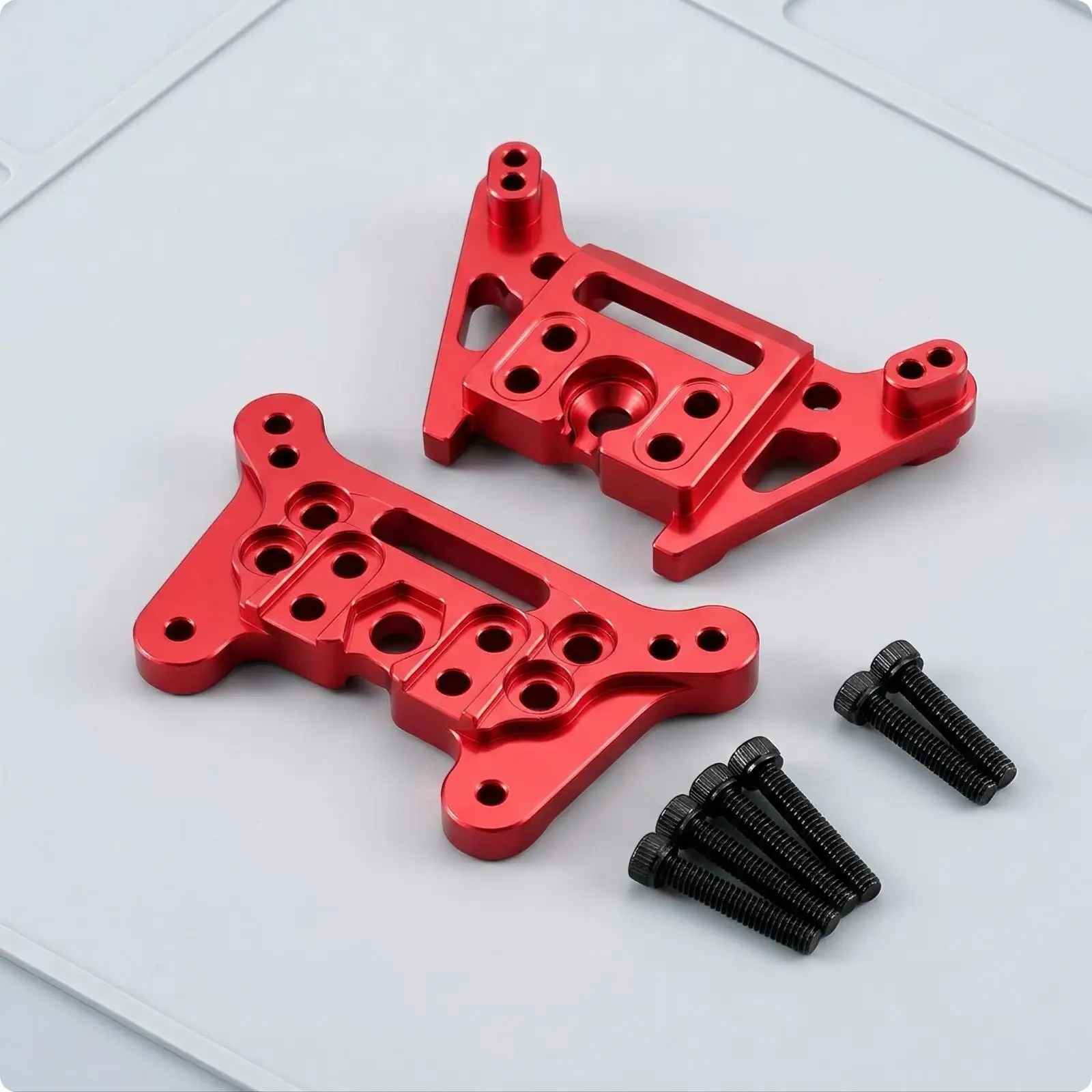 Support de tour de suspension amélioré pour châssis de voiture RC, supports métalliques rigides avec accessoires pour Meijiaxin 14207 14208