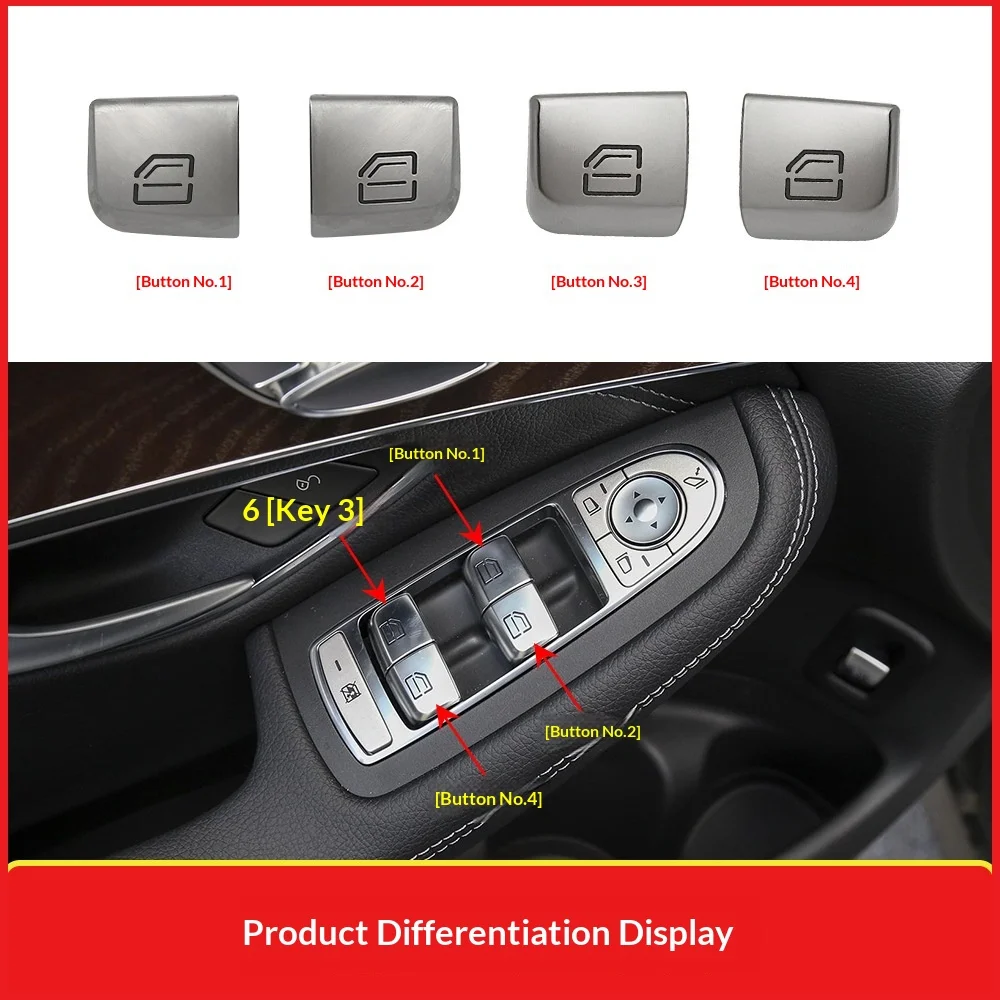 It is suitable for Mercedes-Benz C-class W205 glass lift switch button GLC-class main driver switch button 2059056811