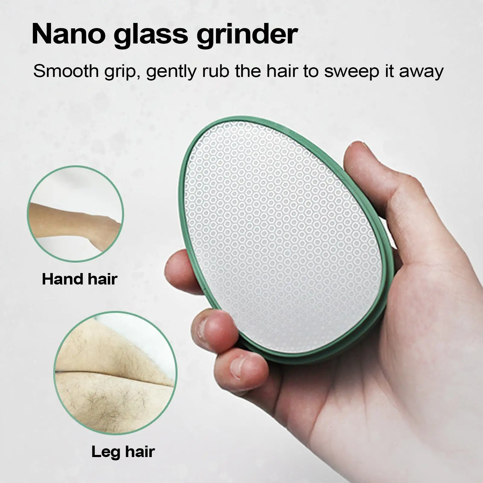 نانو الزجاج مزيل الشعر الكريستال مزيل الشعر كريستال إزالة الشعر ممحاة فرك Netscroll غير مؤلم لنزع الشعر أداة إزالة الشعر #3