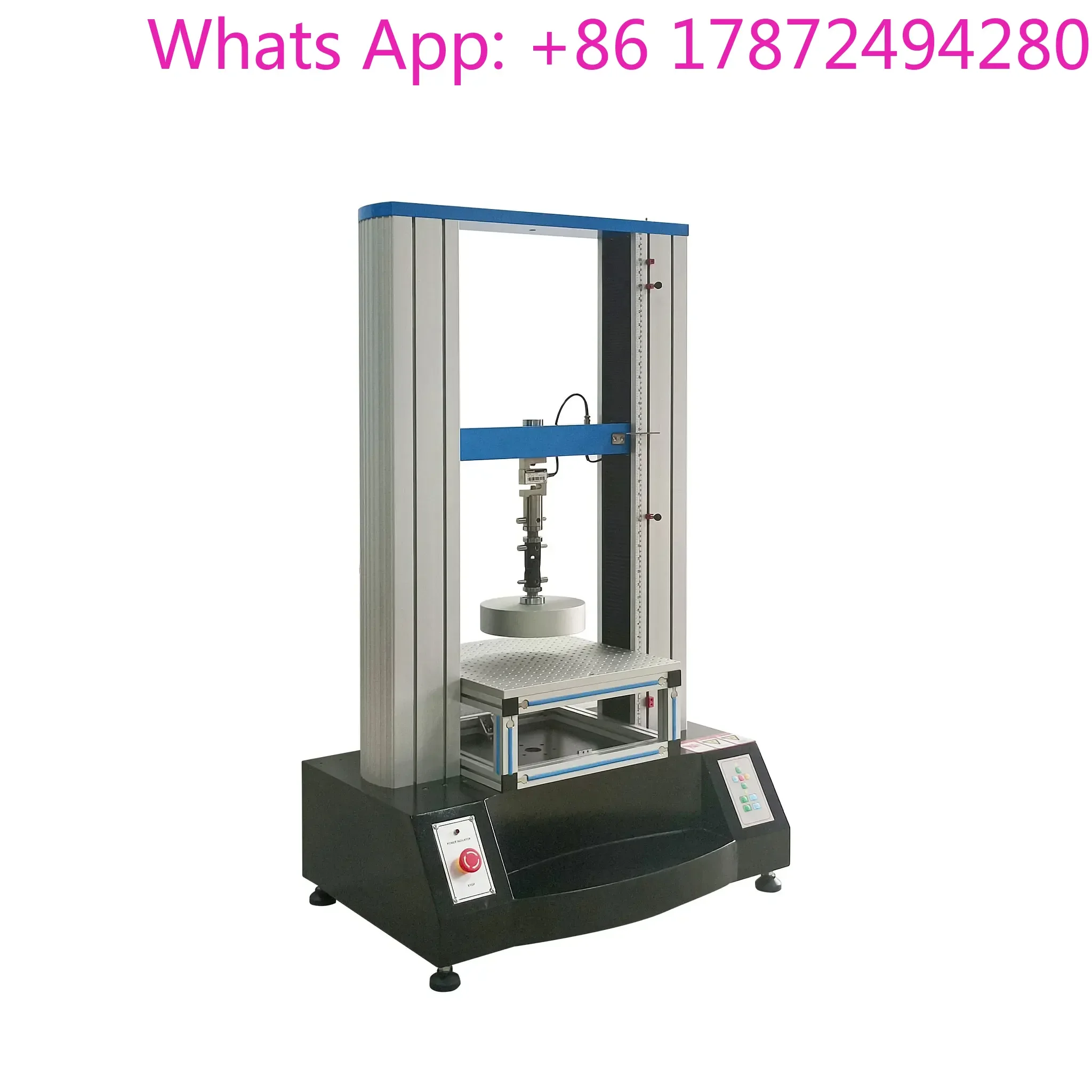 Foam Hardness Tester Sponge Collapsible down Pressure Testing Machine for Compressive Strength Measurement IFD Analysis