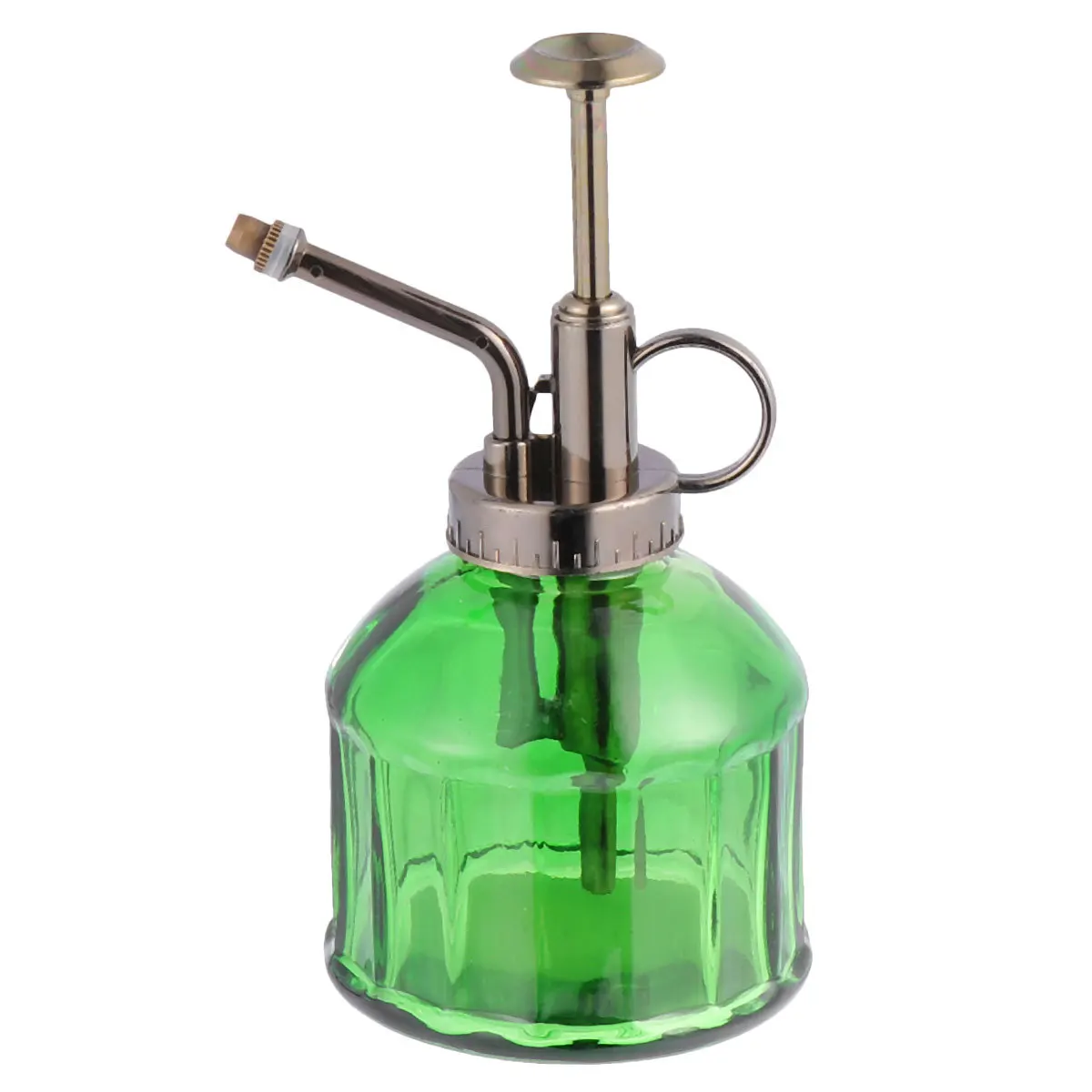 

1Pcs Hand Pressure Glass Watering Kettle Large Capacity Transparent Body Long Mouth Spray Bottle for Indoor Outdoor Plants