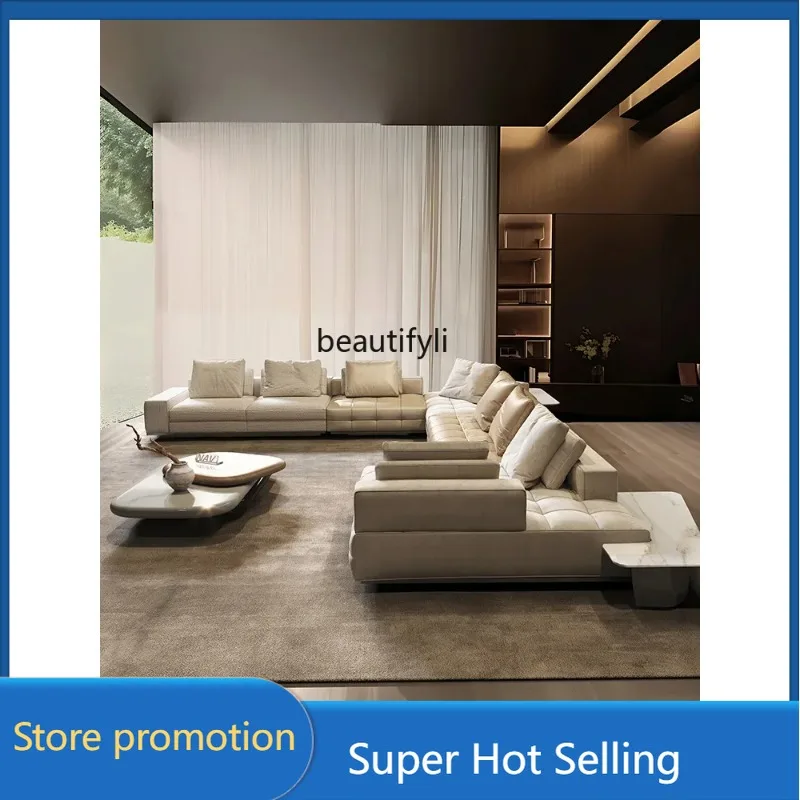

a485 Тканевый диван, светлый, роскошный, современный, простой, для гостиной, большой, плоский, U-образный, угловой, дизайнерский