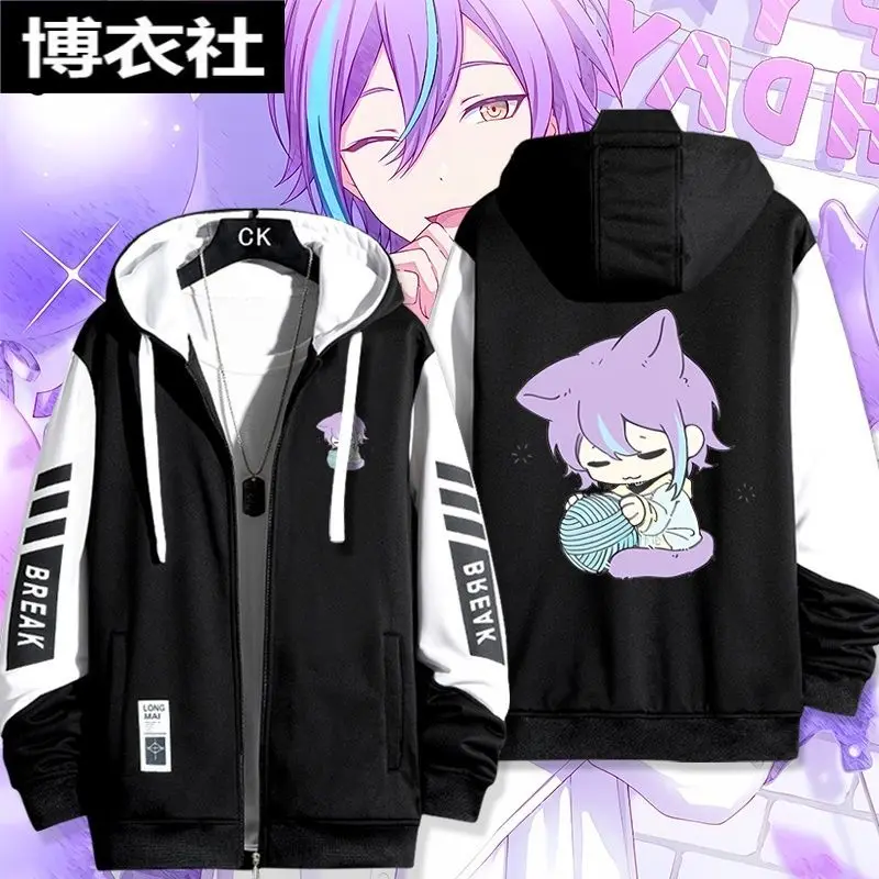 

Project SEKAI COLORFUL STAGE! Kanata Kanade Anime Merchandise 2D Jackets For Men And Women Trendy Brand Casual Clothes