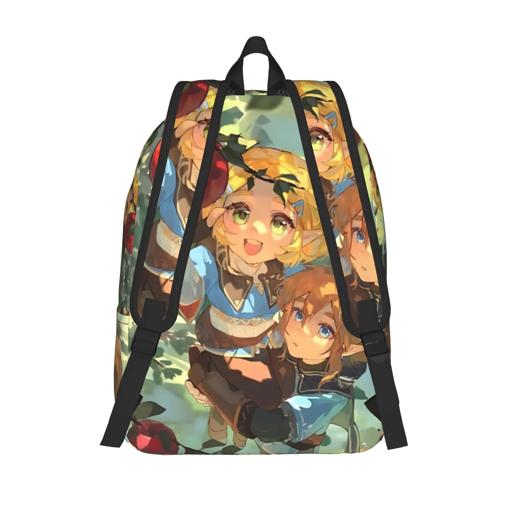 Fashion Z Zelda RPG Game Backpack  Mochilas Light For Work Office Retro Washable Rucksack