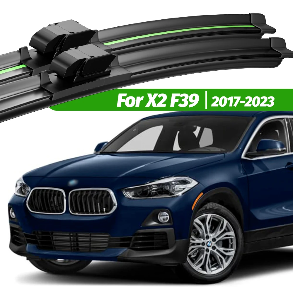 

For BMW X2 F39 2017-2023 2pcs Front Windshield Wiper Blades 2018 2019 2020 2021 2022 Windscreen Window Accessories