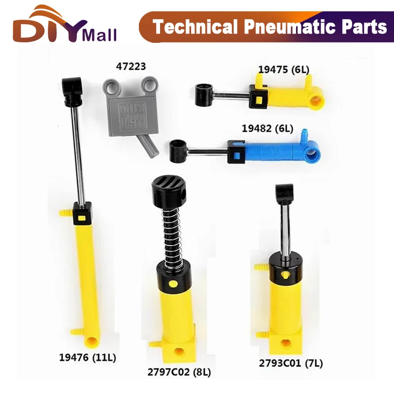 

Комплект воздушного насоса с техническим шлангом MOC, 6 шт., совместимый с базовыми строительными системами, резервуарами/портами/толкателями для пневматических творчества