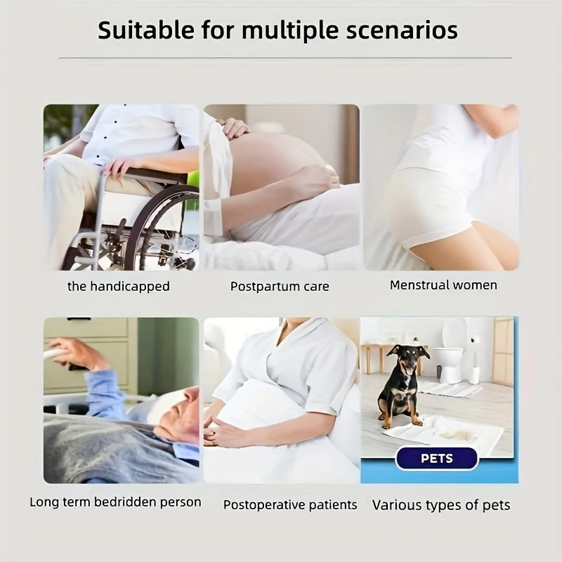 وسادة فاصل البول كبيرة الحجم، وسادة بول ناعمة وصديقة للبشرة للبالغين، وسادة عزل قابلة لإعادة الاستخدام، وسادة مانعة للتسرب قابلة للغسل، وسادة للحيوانات الأليفة