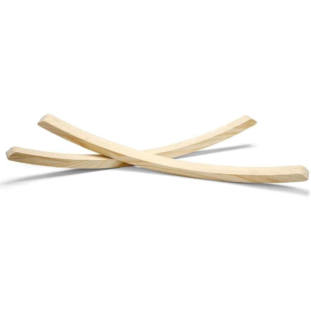 Pernas curvadas de cadeira de balanço de madeira para bares, bancadas e assentos - Corredores de balancim de carvalho com design dobrado para maior conforto e Sta