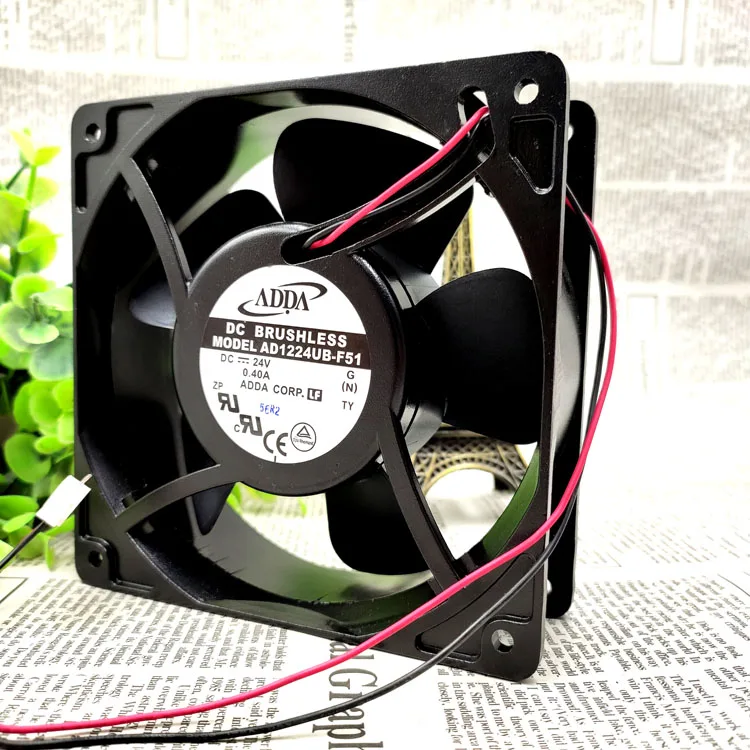 

ORIGINAL AD1224UB-F51 12038 24V 0.40A ALUMINIUM FRAME INVERTER COOLING FAN