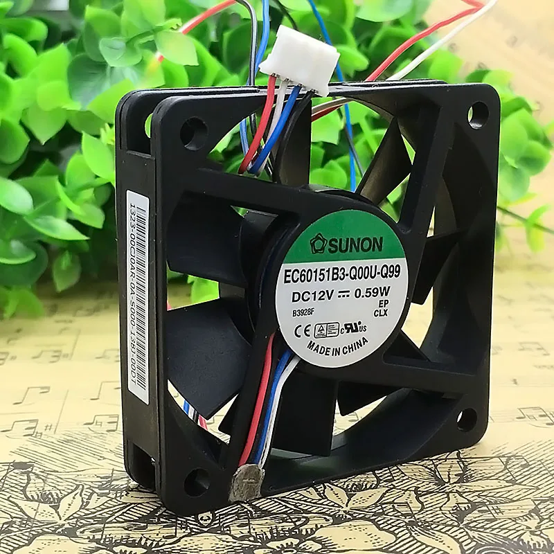 ORIGINAL EC60151B3-Q00U-Q99 12V 0.59W 6015 60*60*15mm KIPAS PENDINGIN BARU RADIATOR