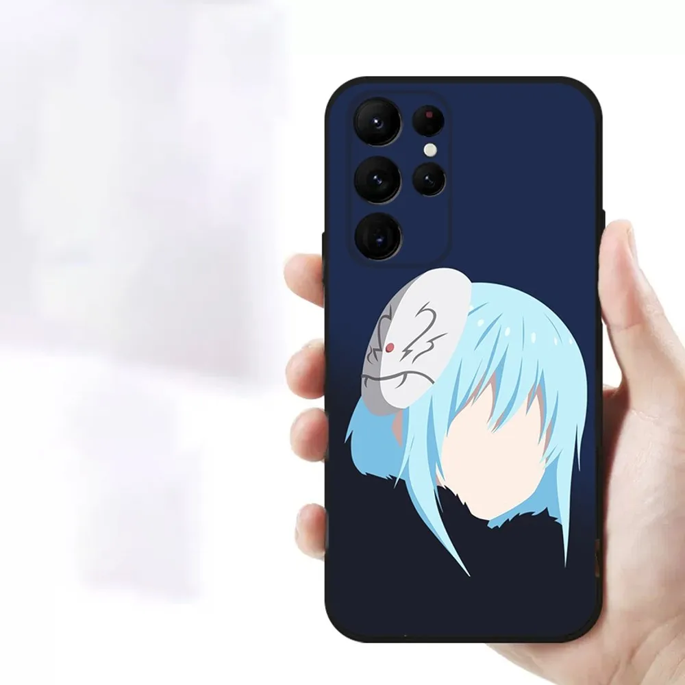 Tensei Shitara Slime Datta Ken  Phone Case For Samsung S23,23,22,30,21,10,9,Note20 Ultra,Lite,Ultra,5G,Plus,FE,Black Soft Case