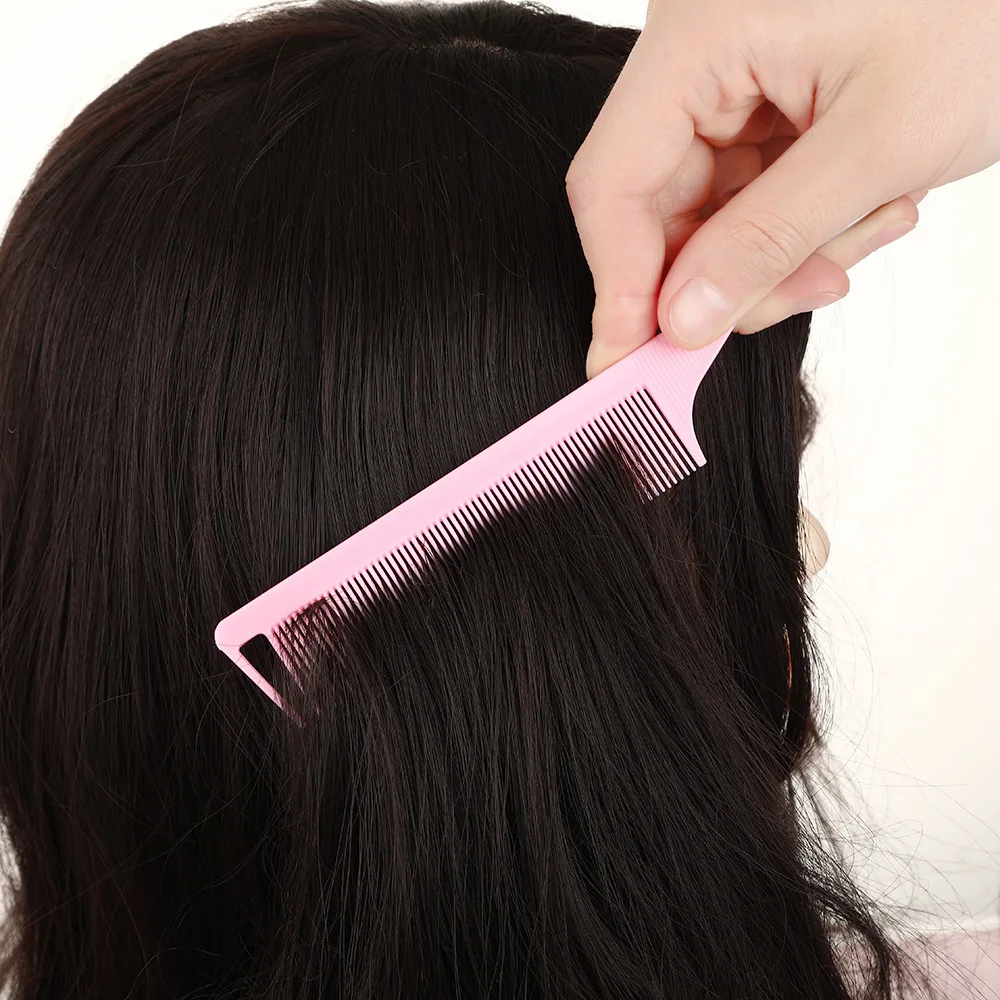 Pro Pointed Tail Salon Hairdressing Hair Styling Anti-static Comb Hair Brush Steel Needle Pin Rat Tail Combs Barber Accessories