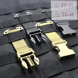 Short/Long Style Tactical Molle System Accessories Webbing Strap T-Shaped Molle Fixed Expansion Buckle Connecting Buckle