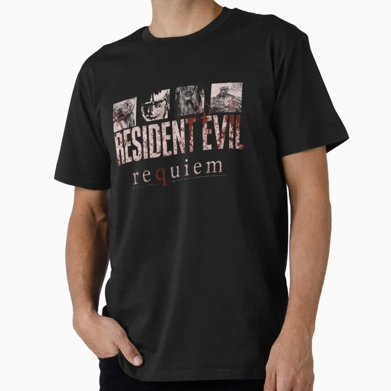 

Vintage Horror Survival Game Resident Evil 2026 Gift T shirt 0610 Unisex Gamer Tee Short Sleeve Graphic clothes All Size S-6XL