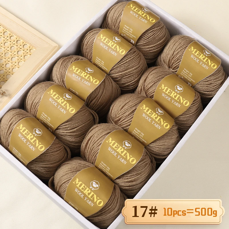 500 g hochwertiges, mittelfeines Alpaka-Wollgarn von 212, geeignet zum Stricken von Pullovern, Schals und Hüten, 10 Stränge/Packung