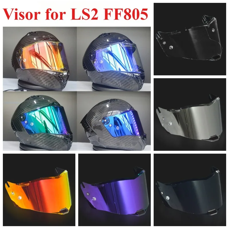 Visor for LS2 FF805 Helmet Lens Anti Fog High Impact Protection UV Cut Durable High Strength Viseira Capacete Accessories
