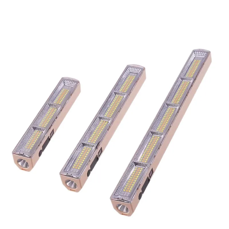 أنبوب مصباح LED LED ضوء مغناطيسي محمول قابل لإعادة الشحن مع مصباح محمول بخطاف لإصلاح السيارات والإضاءة الخارجية #6