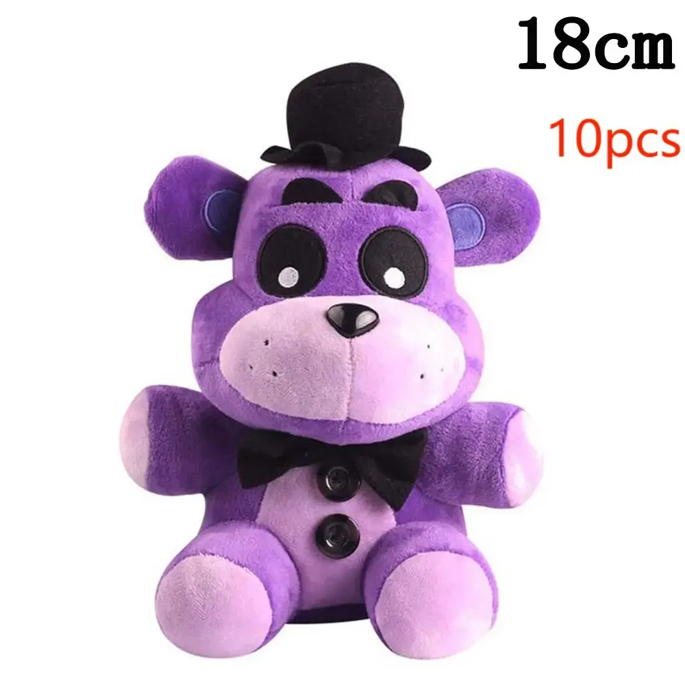 Five Night At Freddy Fnaf Cute Plush Toys bambola da gioco 18 CM Bonnie Bear Foxy Cartoon bambole ripiene Freddy Toys For Children Gifts