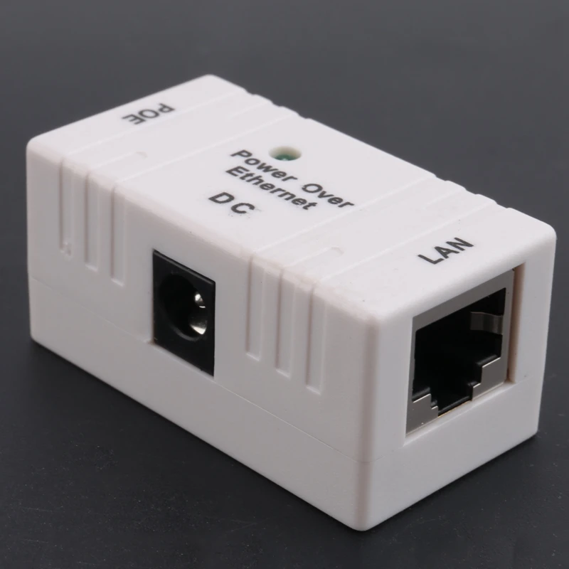 100 Mbps 5V 12V 24V 48V/1A BJW POE Injector Power Splitter For IP Camera POE Adapter Module Parts -White