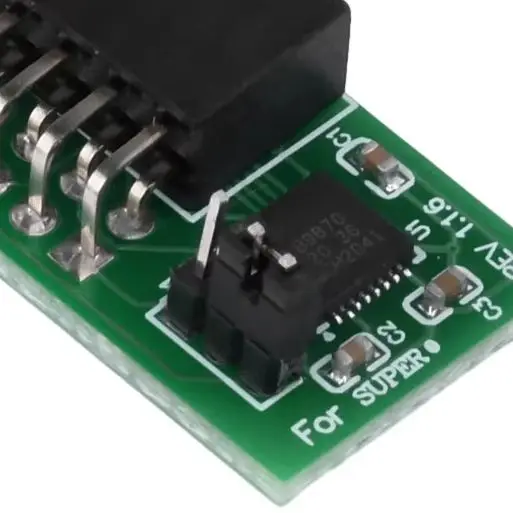 10Pin SPI TPM 2.0 Security Module 3.3V, Plug-Play Encryption Trusted Platform for Motherboard with Sleep Mode Support