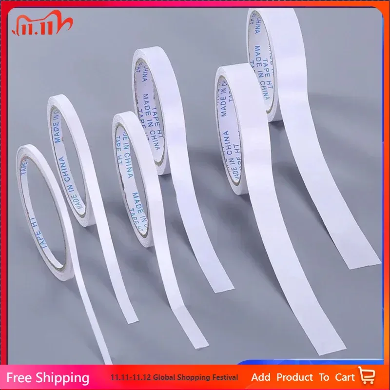 New Office Supplies Double-sided Adhesive Super Thin Double-sided Adhesive Bag Second Side Adhesive 12 Meters Stationery Tape